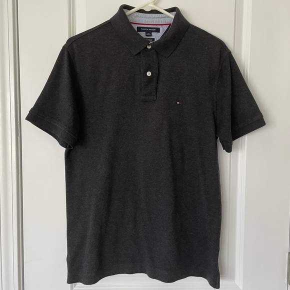 Men’s Tommy Hilfiger Short Sleeve Classic Fit Soft Cotton Polo/Collared Shirt - Picture 4 of 12
